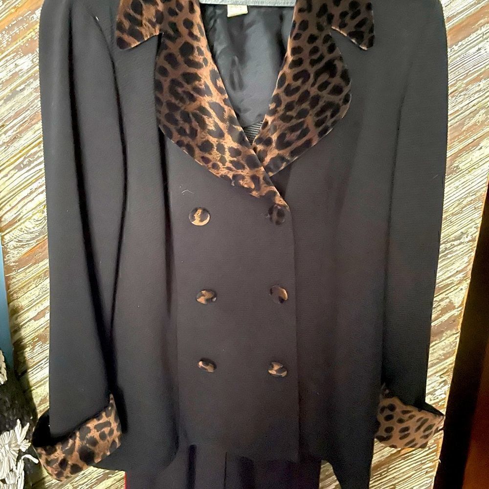 DJ Summers Vintage 1960-70’s  double breasted leopard print jacket